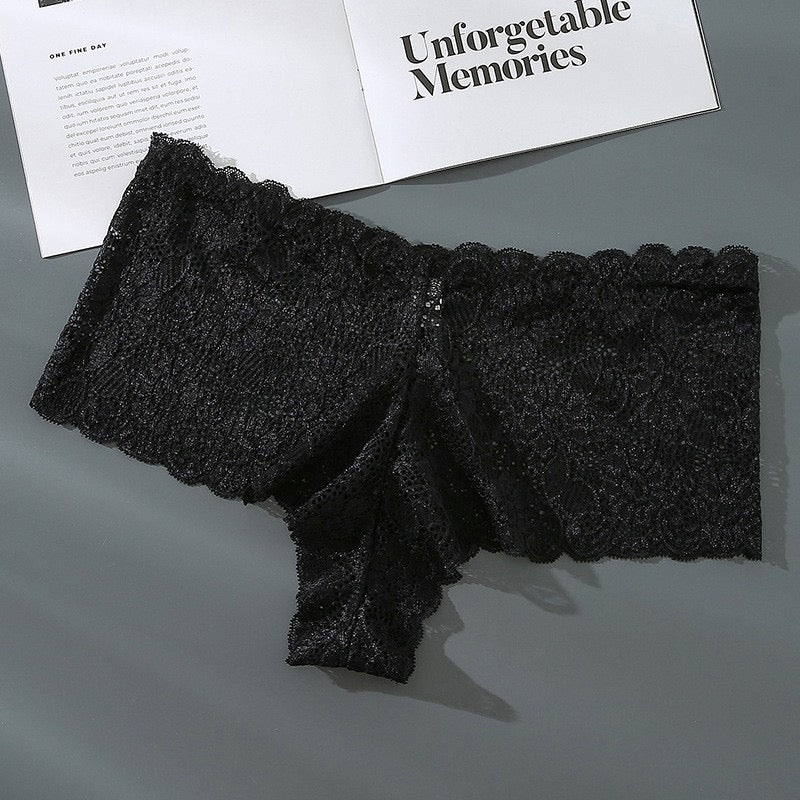 Koronkowe Majtki Plus Size 1XL-4XL – 5-PAK