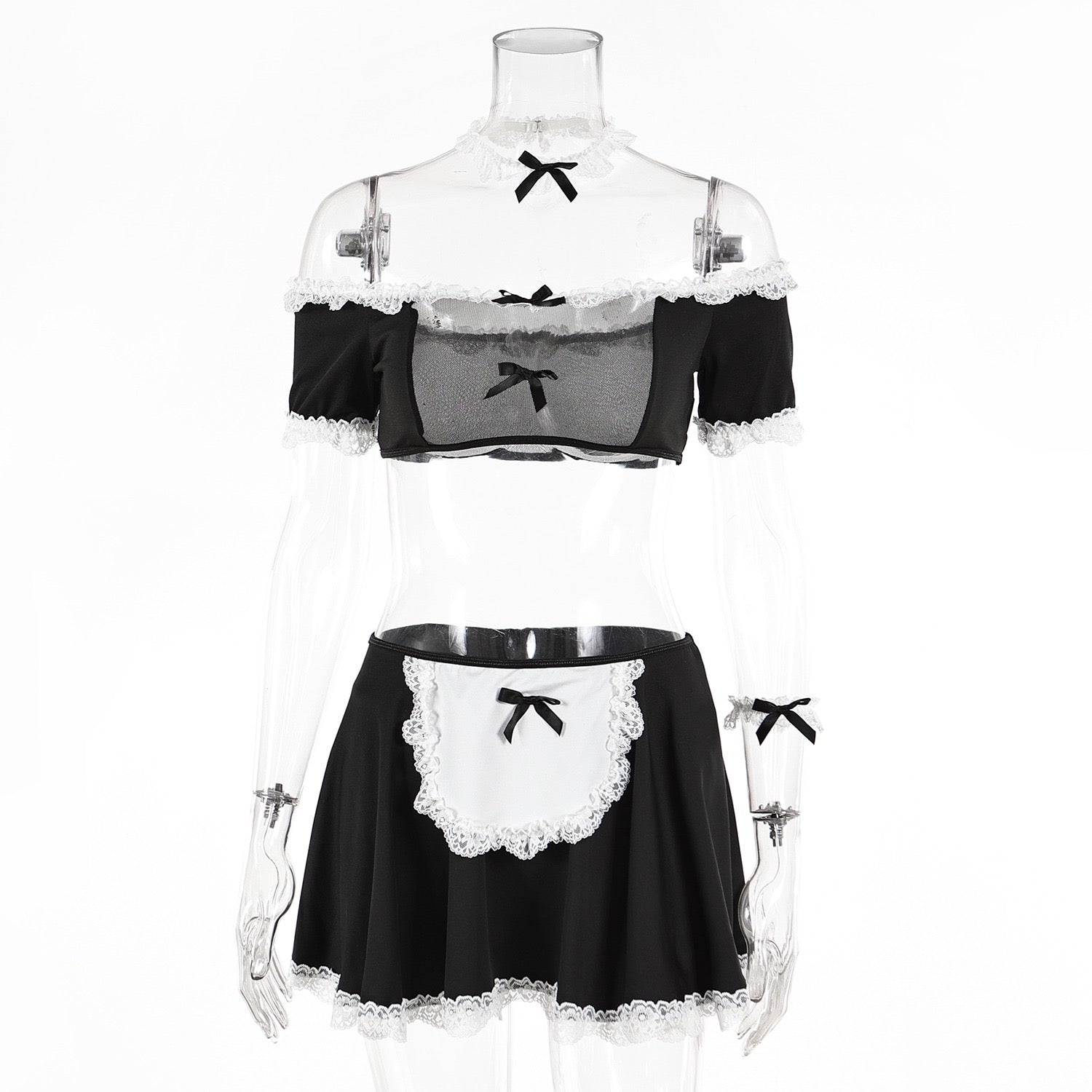 Zmysłowy Kostium Pokojówki „Chloe” – Uwodzicielski Look z Nutą Klasyki Plus Size