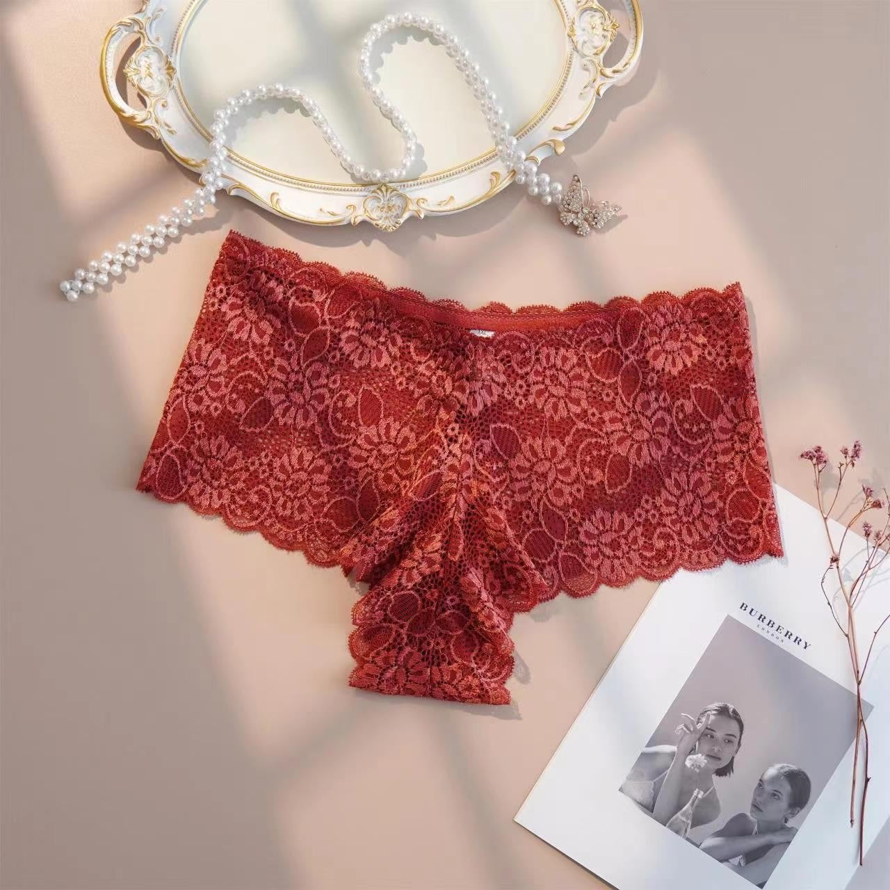 Koronkowe Majtki Plus Size 1XL-4XL – 5-PAK